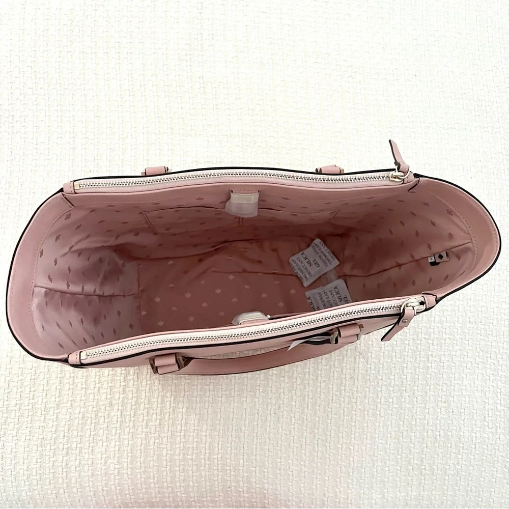 kate spade Pale Pink Leather Tote Laptop Bag